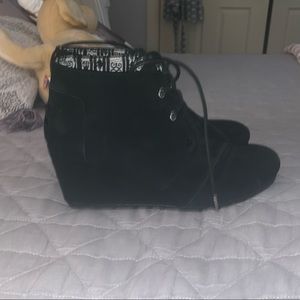 Black Suede Women's Kala Booties